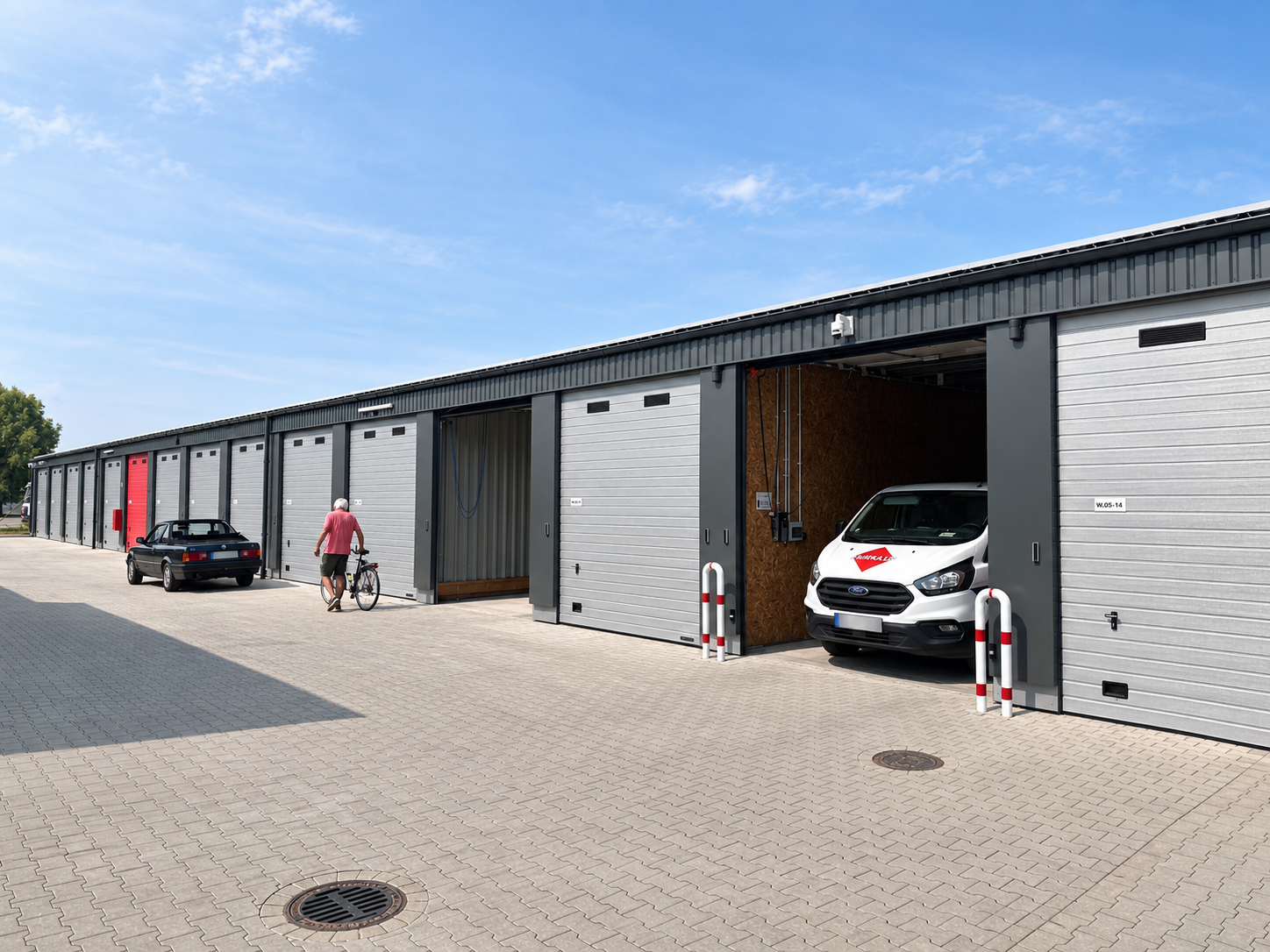 Garage Wohnmobil Auto